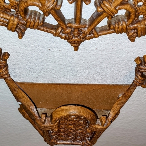 Planter Pocket Brown Wicker - Picture 3 of 9